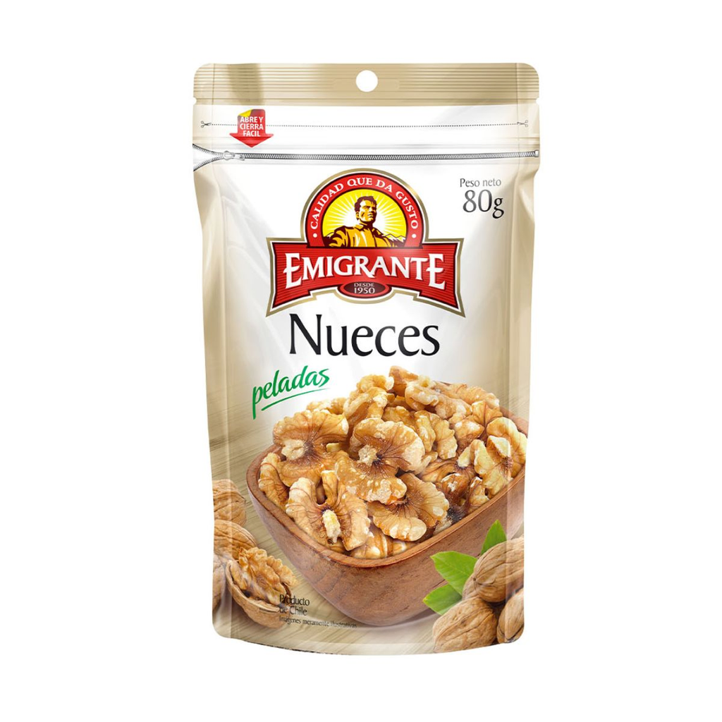 NUECES EMIGRANTE PELADAS DP 80 GR - Imagen principal