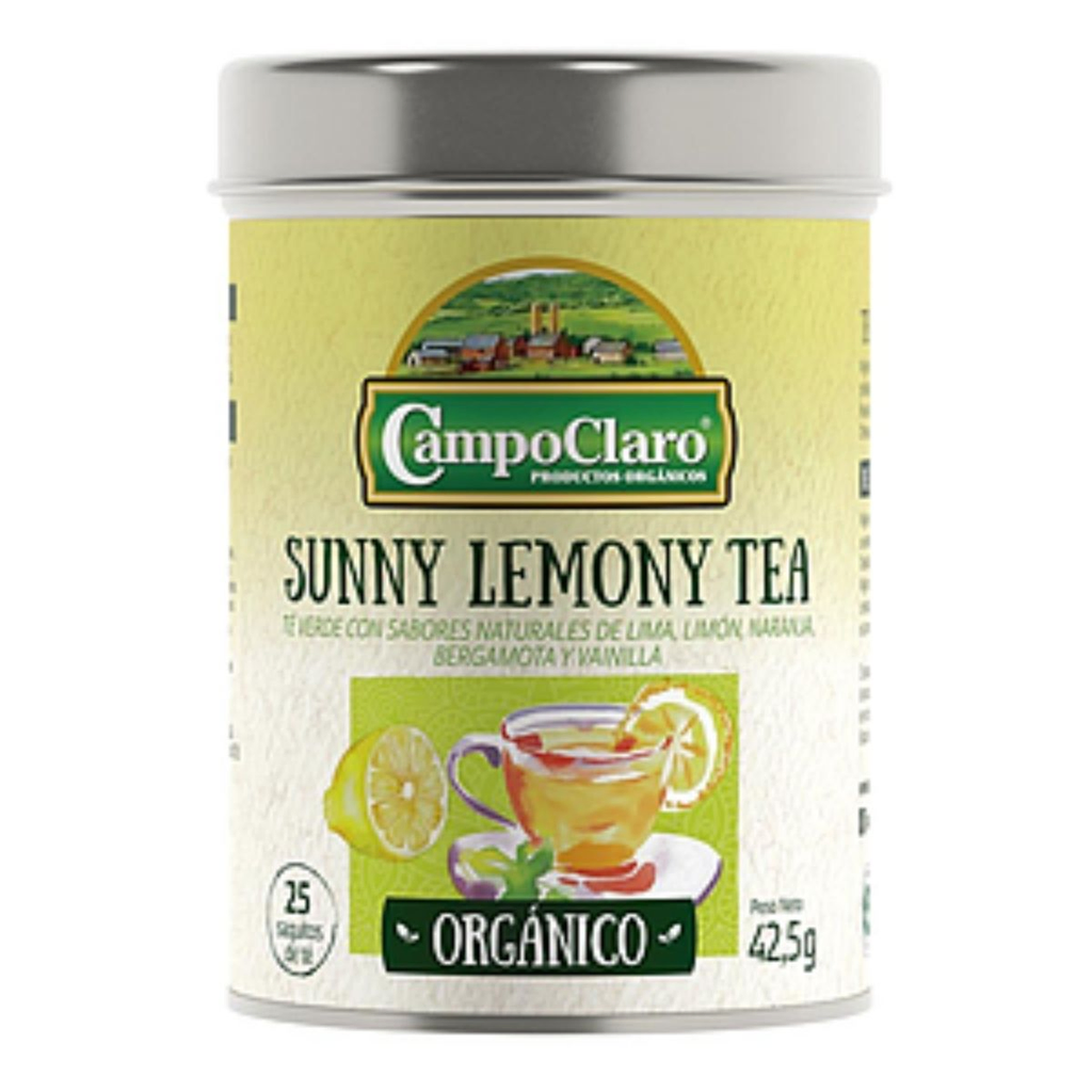 TE SUNNY LEMONY ORGANICO CAMPOCLARO 42.5 GR - Imagen principal