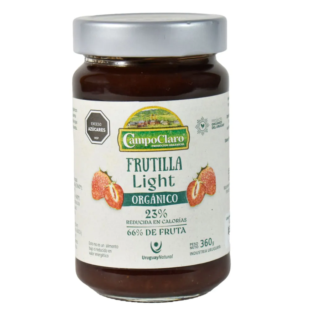 MERMELADA DE FRUTILLA LIGHT CAMPOCLARO 360 GR  - Imagen principal