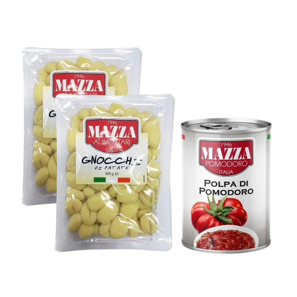 Ñoquis mazza 1 kgr + salsa mazza 400 gr