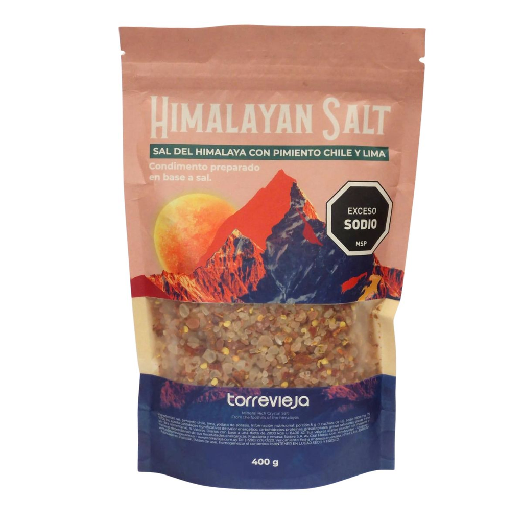 SAL DEL HIMALAYA PIMIENTO CHILE Y LIMA TORREVIEJA 400 GR - Imagen principal