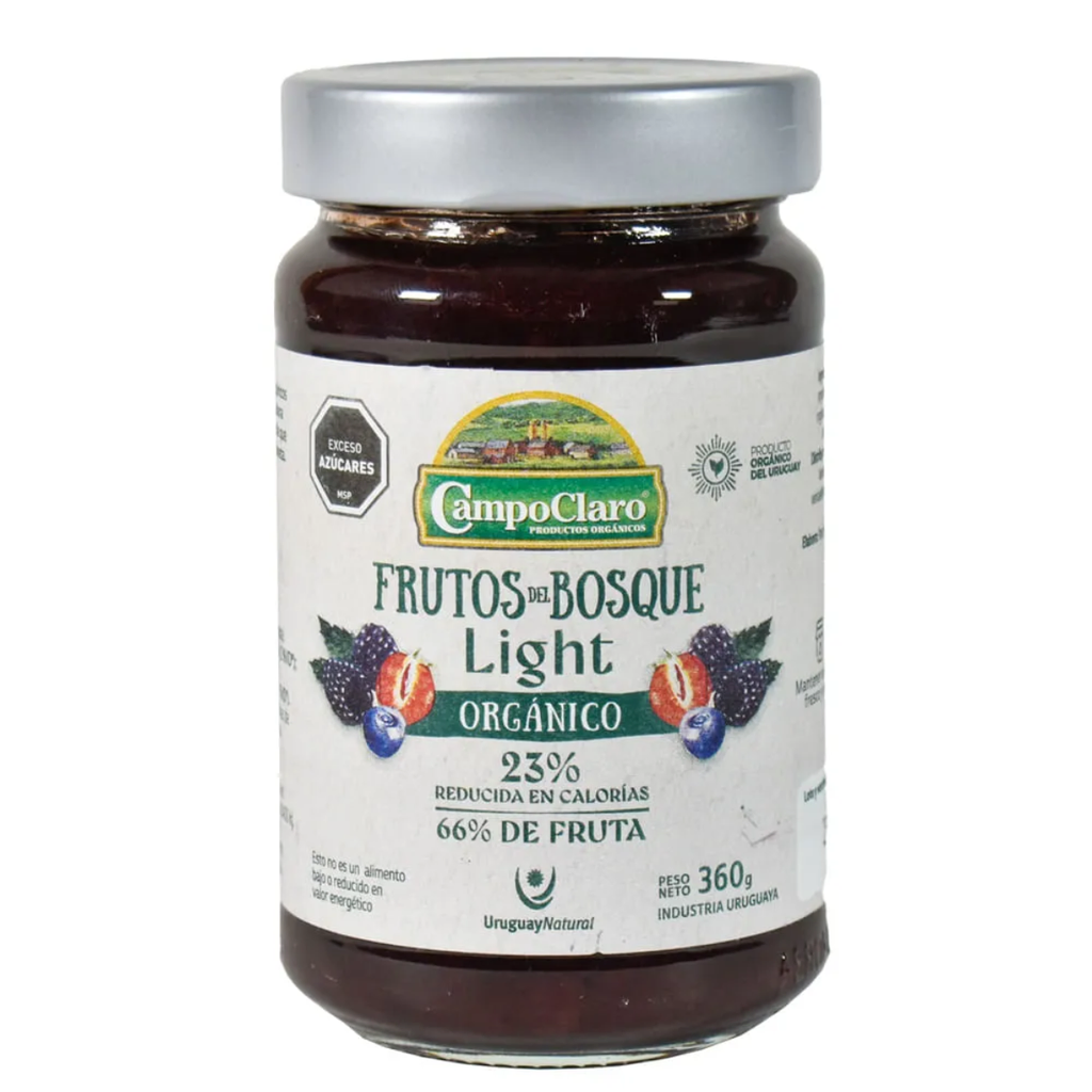 MERMELADA DE FRUTOS DEL BOSQUE LIGHT 360 GR CAMPOCLARO - Imagen principal