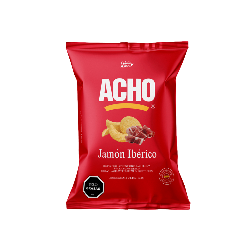 PAPAS ACHO JAMON IBERICO 120 GR - Imagen principal
