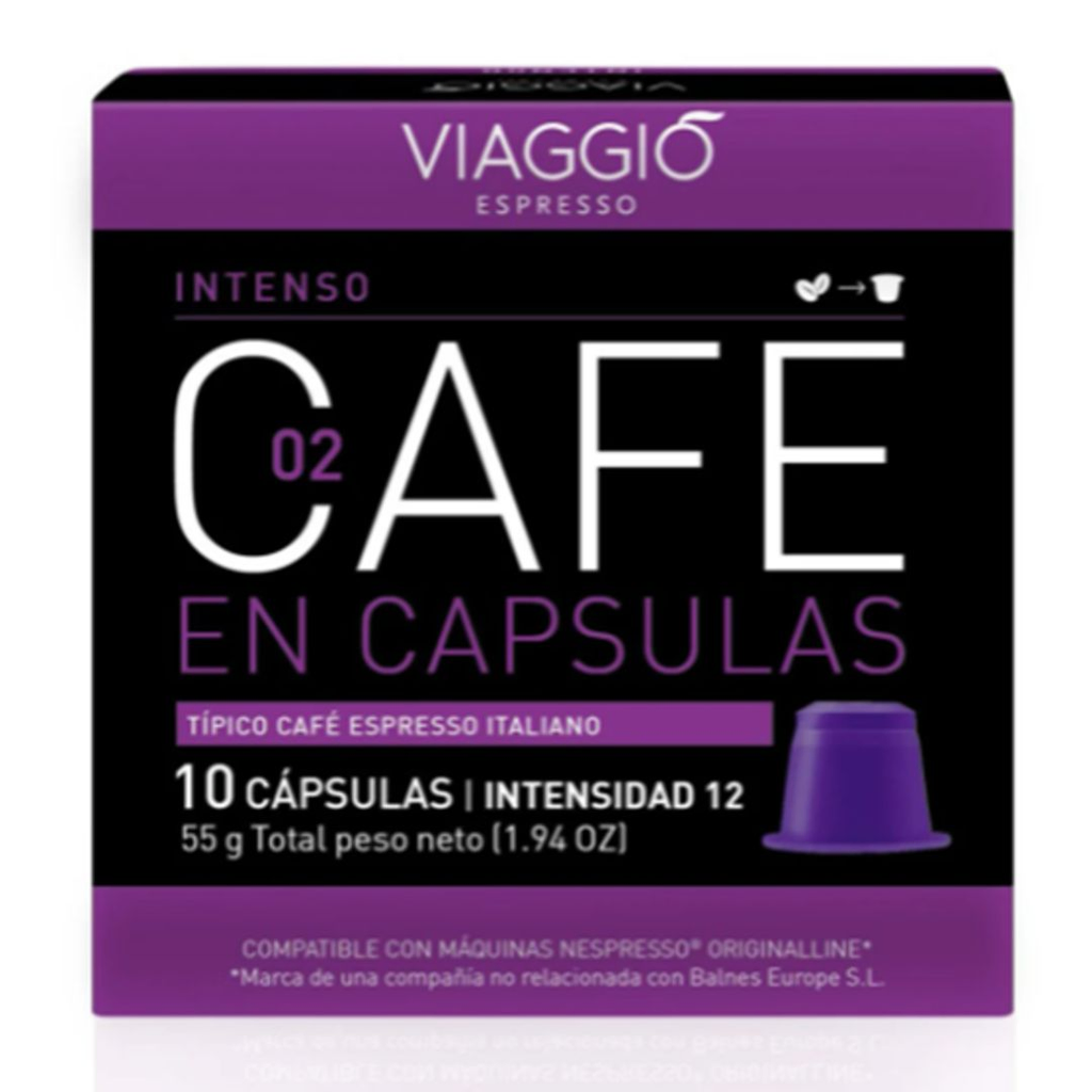 CAPSULAS VIAGGIO INTENSO 10 UN