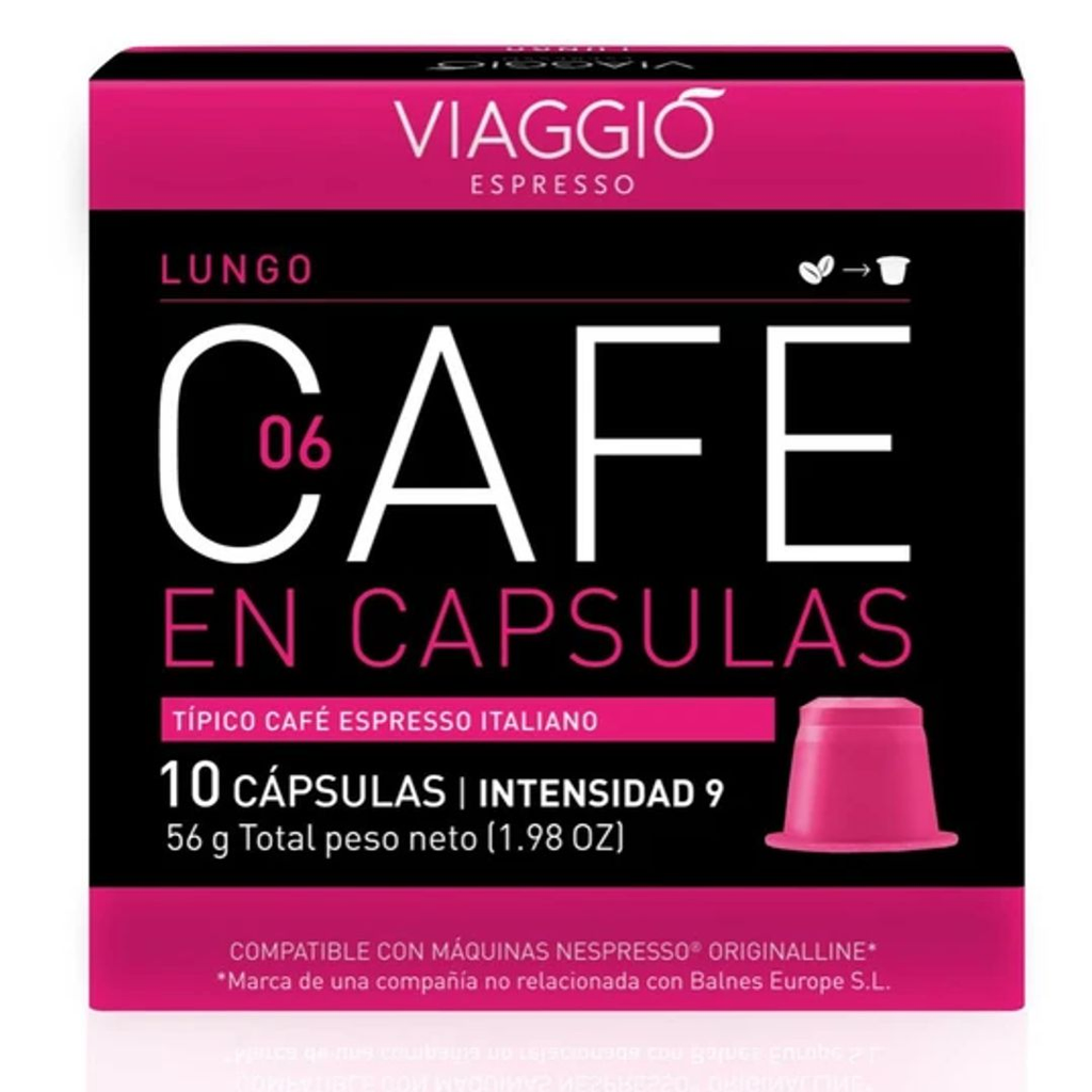 CAPSULAS VIAGGIO LUNGO 10 UNI - Imagen principal