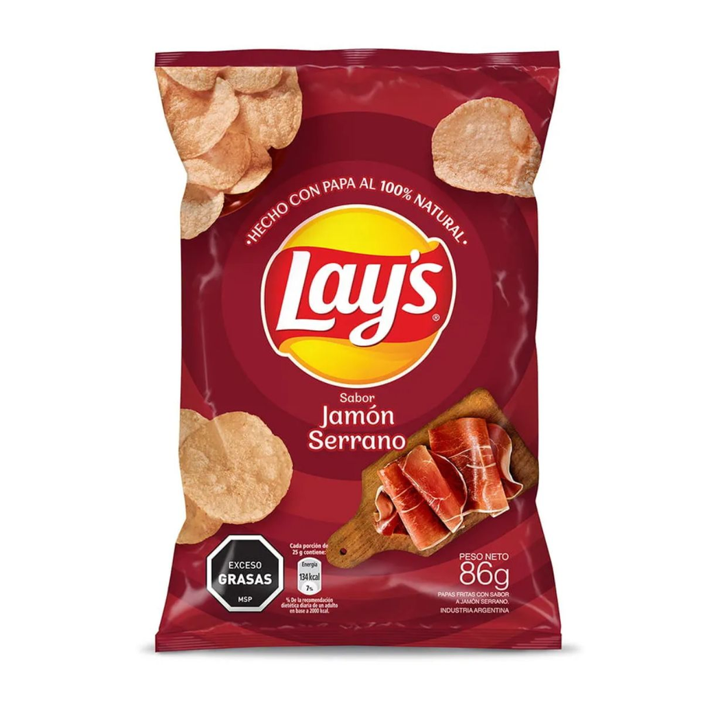 PAPAS LAYS JAMON 86 GR - Imagen principal