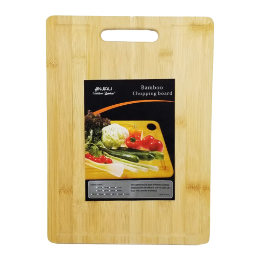 TABLA DE BAMBU CANALETA 40 X 30 CM