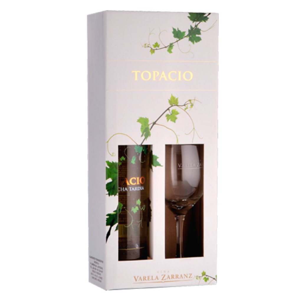 Vino topacio + copa - Imagen principal