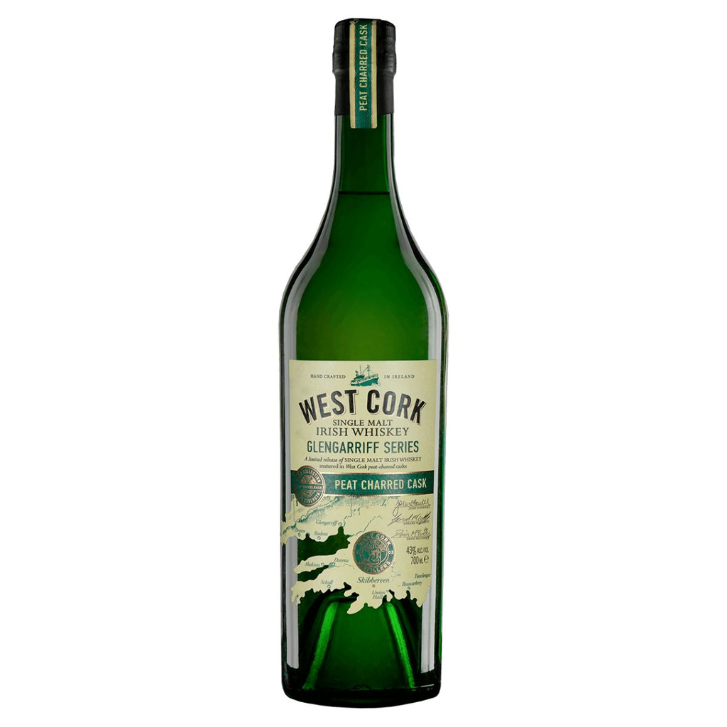 Whisky west cork peat cask irlandes single malt 700 ml