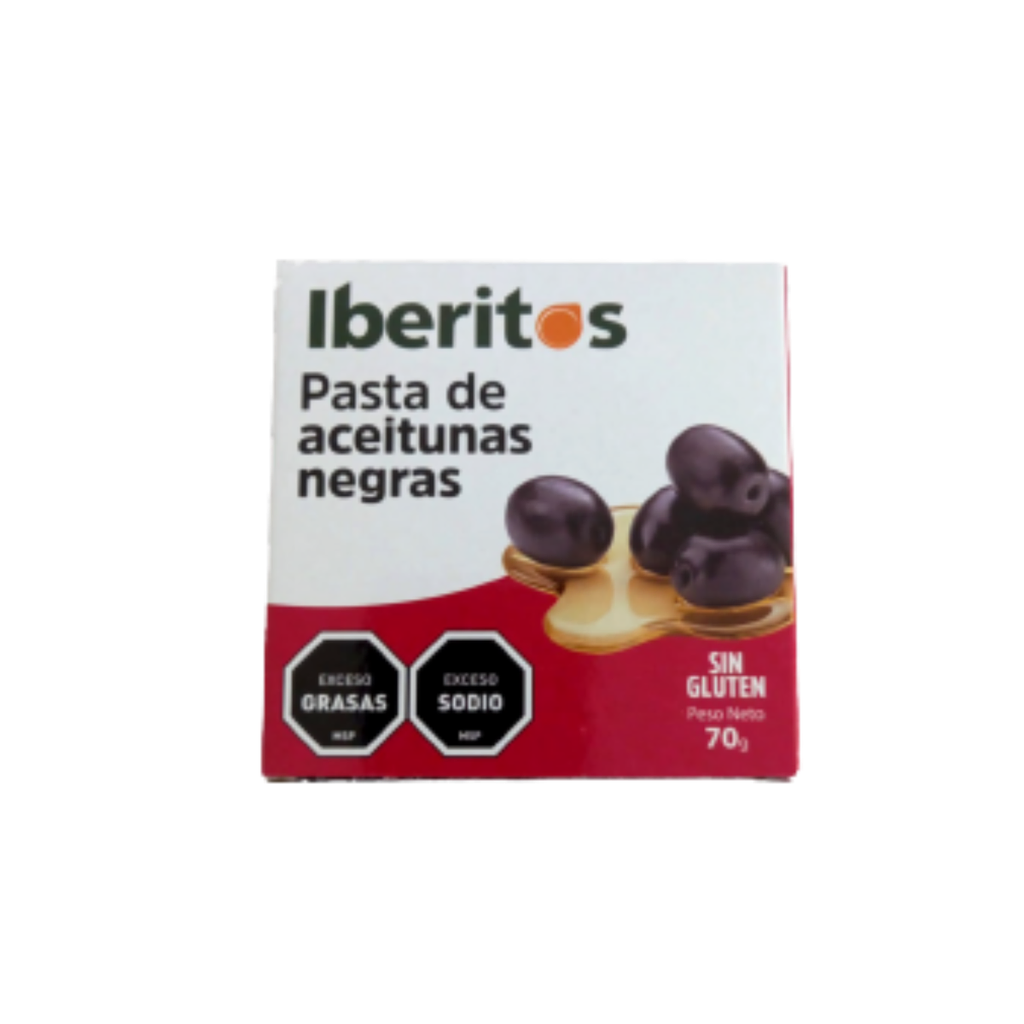 PATE DE ACEITUNAS NEGRAS IBERITOS 70 GR - Imagen principal