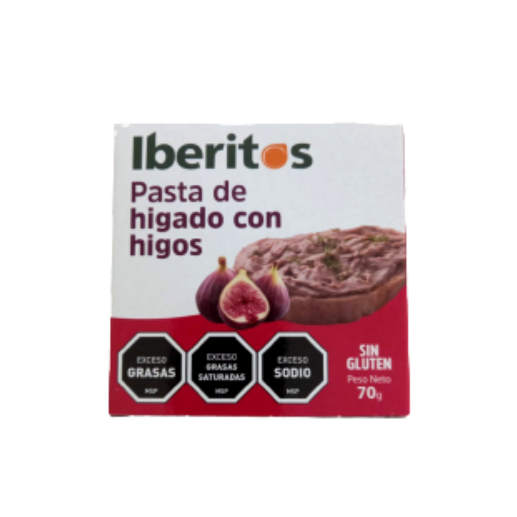 PATE DE HIGADO CON HIGOS IBERITOS 70 GR - Imagen principal