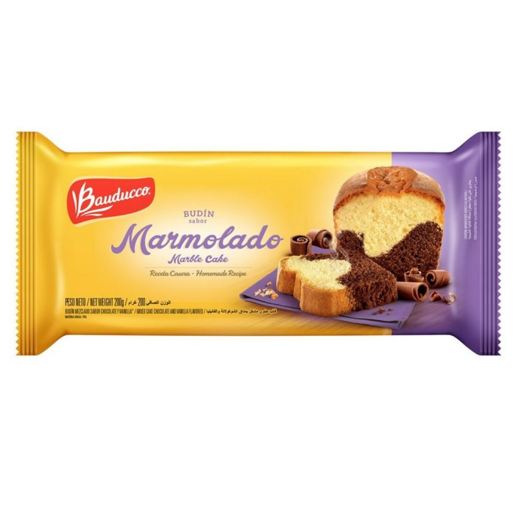 Budin bauducco marmolado 200 gr