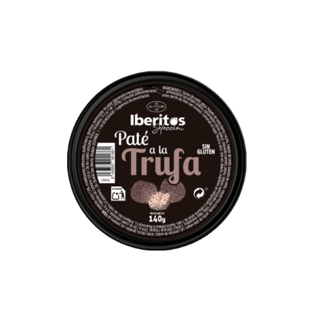 PATE DE CERDO A LA TRUFA IBERITO 140 GR - Imagen principal