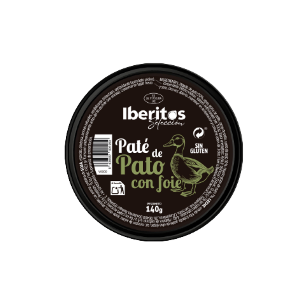 PATE DE PATO IBERITOS 140 GR - Imagen principal