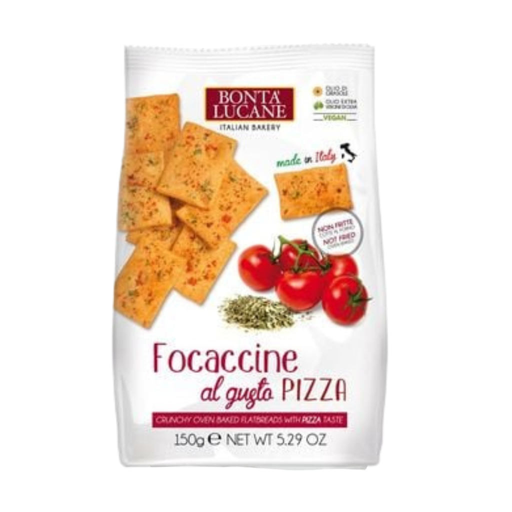 SNACK BONTA LUCANE FOCACCINE PIZZA 150 GR - Imagen principal