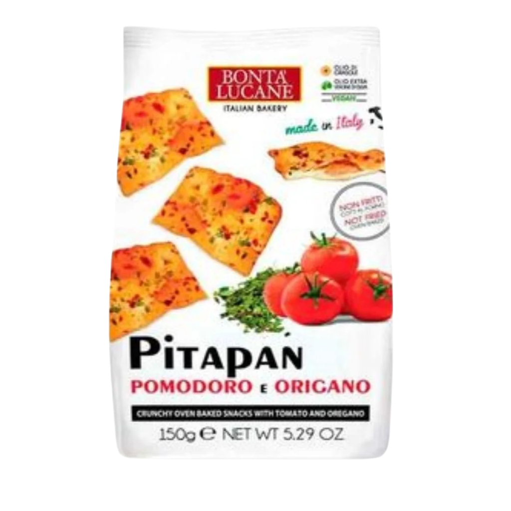 SNACK BONTA LUCANE PITAPAN POMODORO Y OREGANO 150 GR - Imagen principal