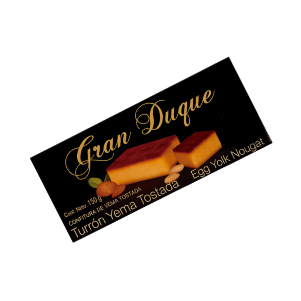 Turron de yema tostada gran duque 150 gr