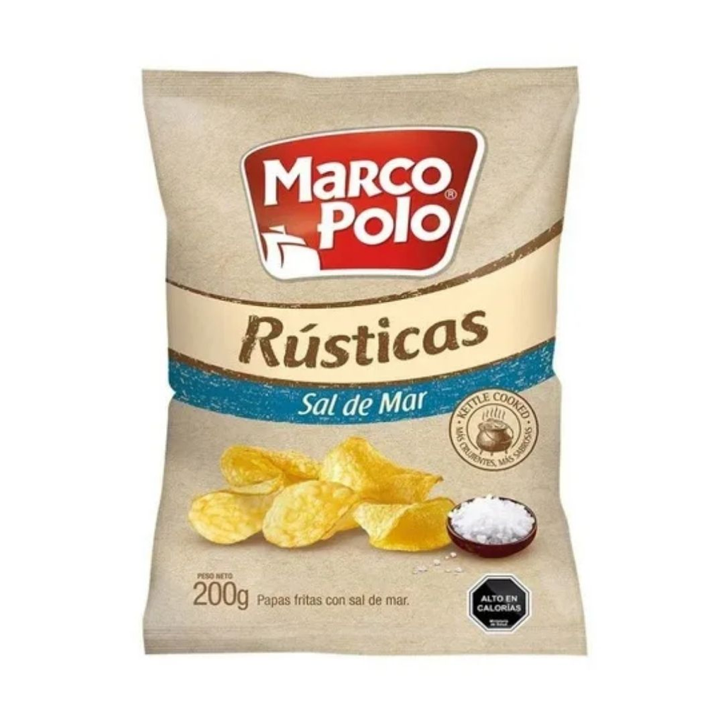 Papas marco polo sal de mar 115 gr - Imagen principal