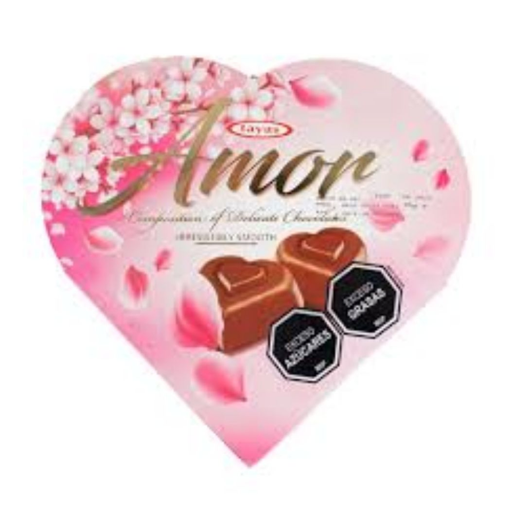 BOMBONERA TAYAS CORAZON PINK 80 GR - Imagen principal