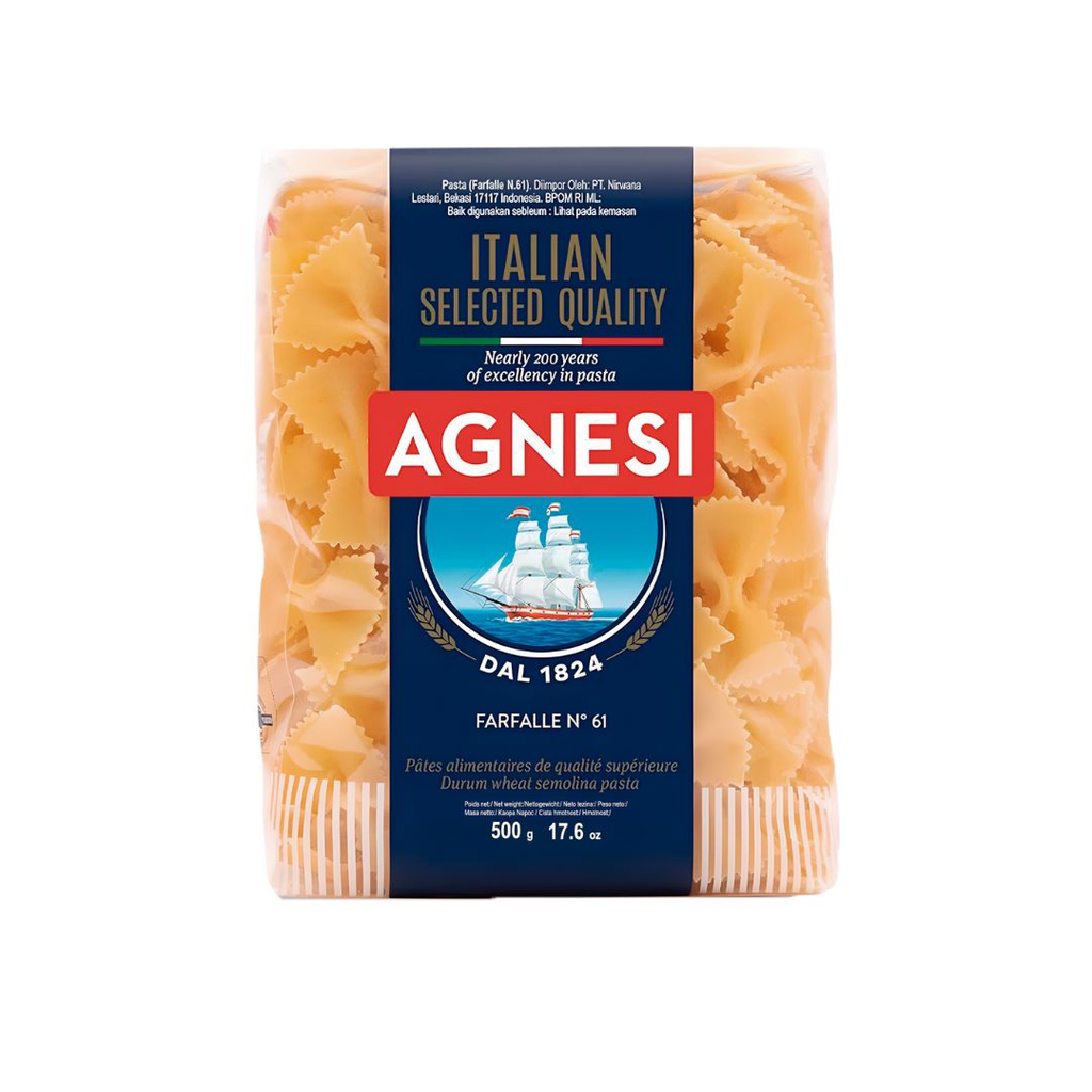 Pasta agnesi farfalle 500 gr