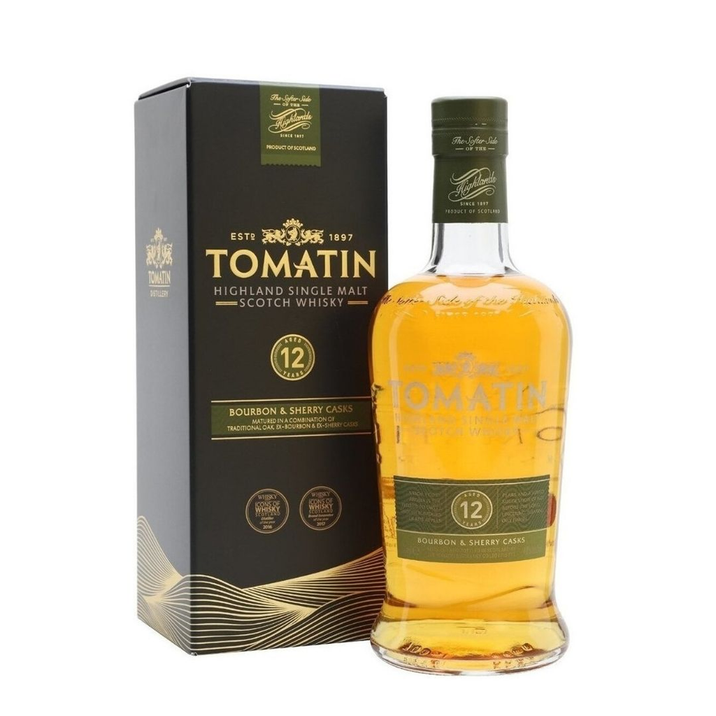 Whisky tomatin 12 años single malt 700 ml