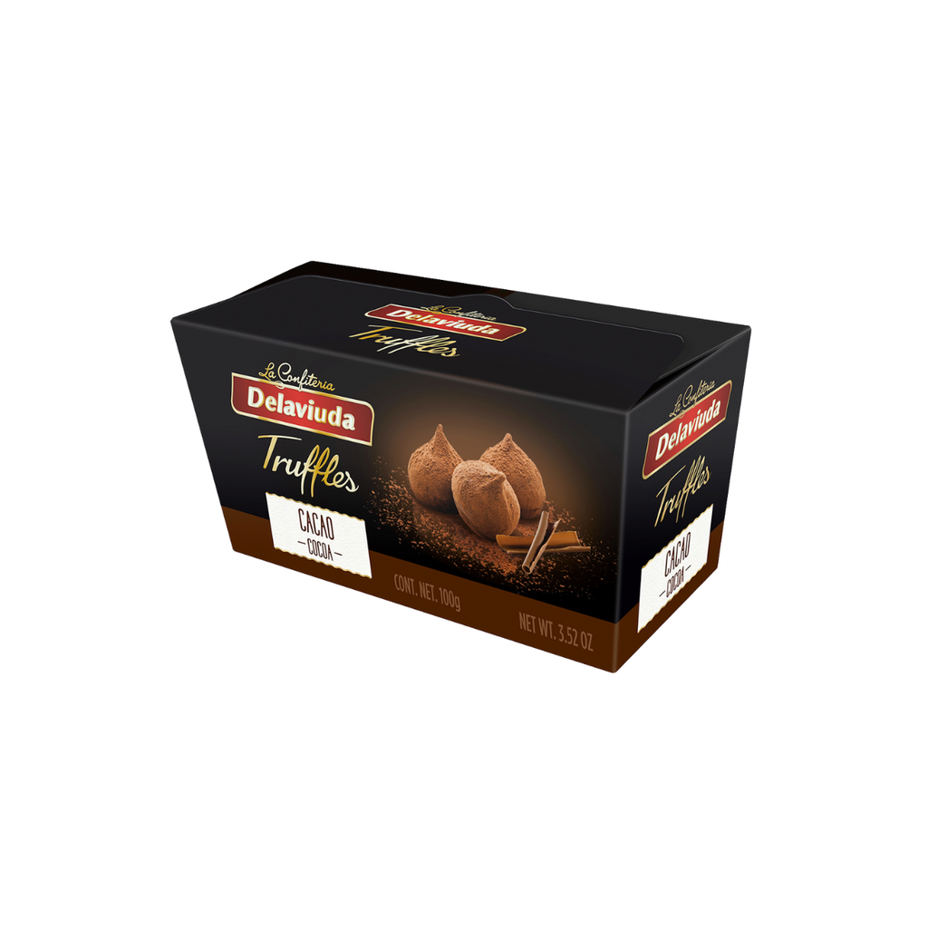 BOMBONERA DELAVIUDA TRUFAS CACAO100 GR - Imagen principal