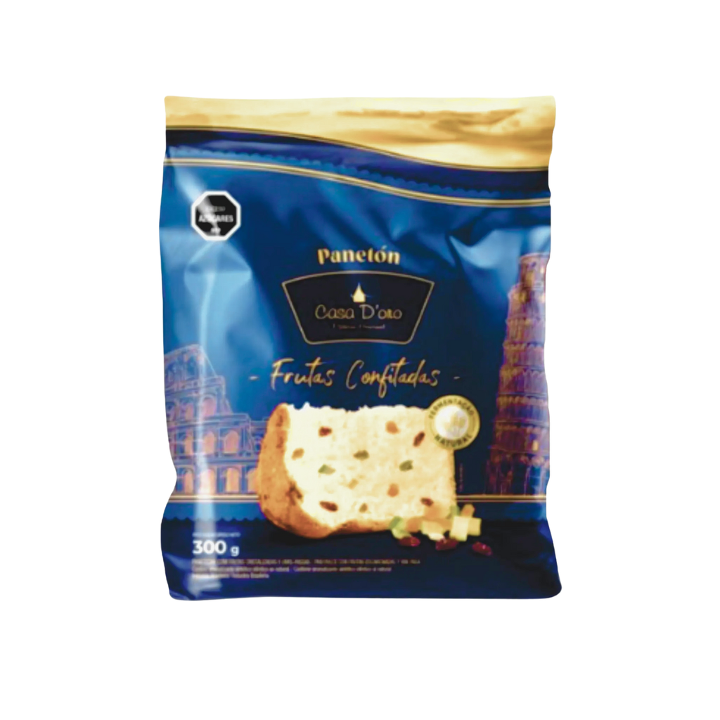 PANETTONE CASA D ORO FRUTA 300 GR - Imagen principal