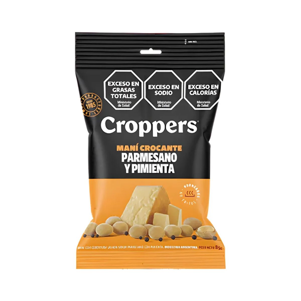MANI CROPPERS PARMESANO Y PIMIENTA 85 GR - Imagen principal