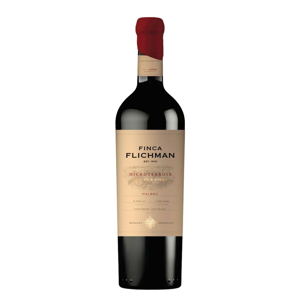 VINO FINCA FLICHMAN MICROTERROIR GRAVEL Y STONE MALBEC 750 M
