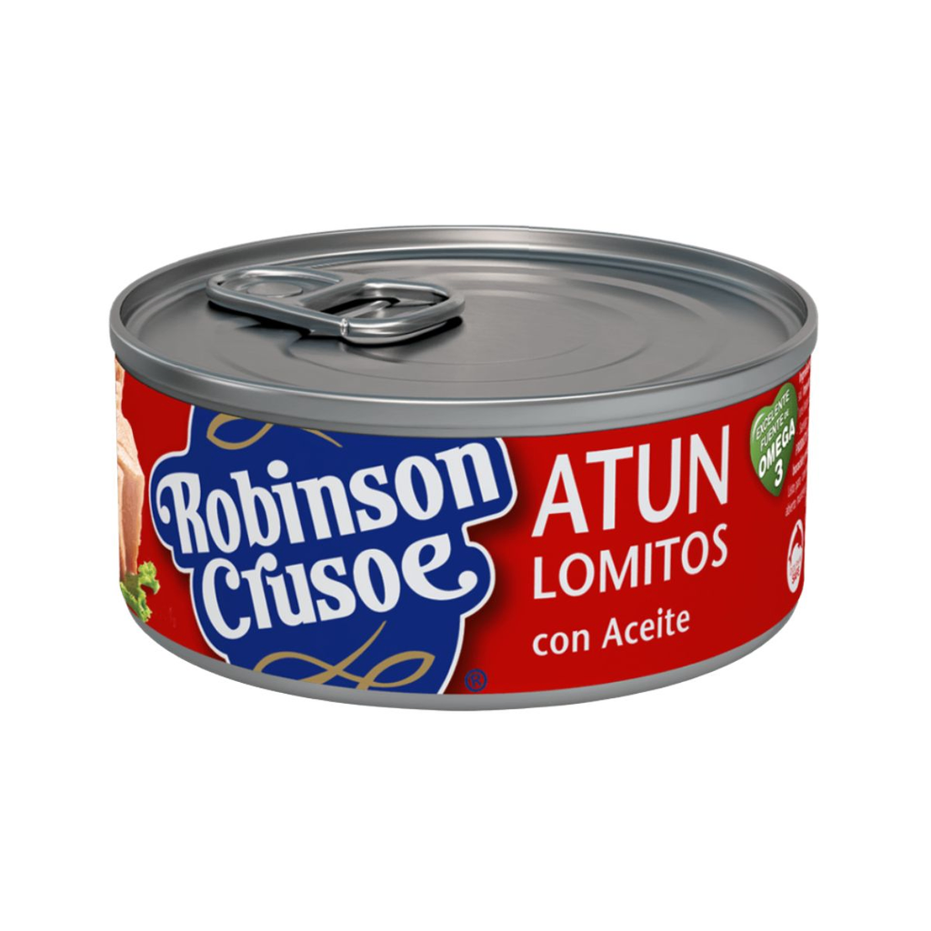 ATUN ROBINSON CRUSOE LOMITOS ACEITE 170 GR  - Imagen principal