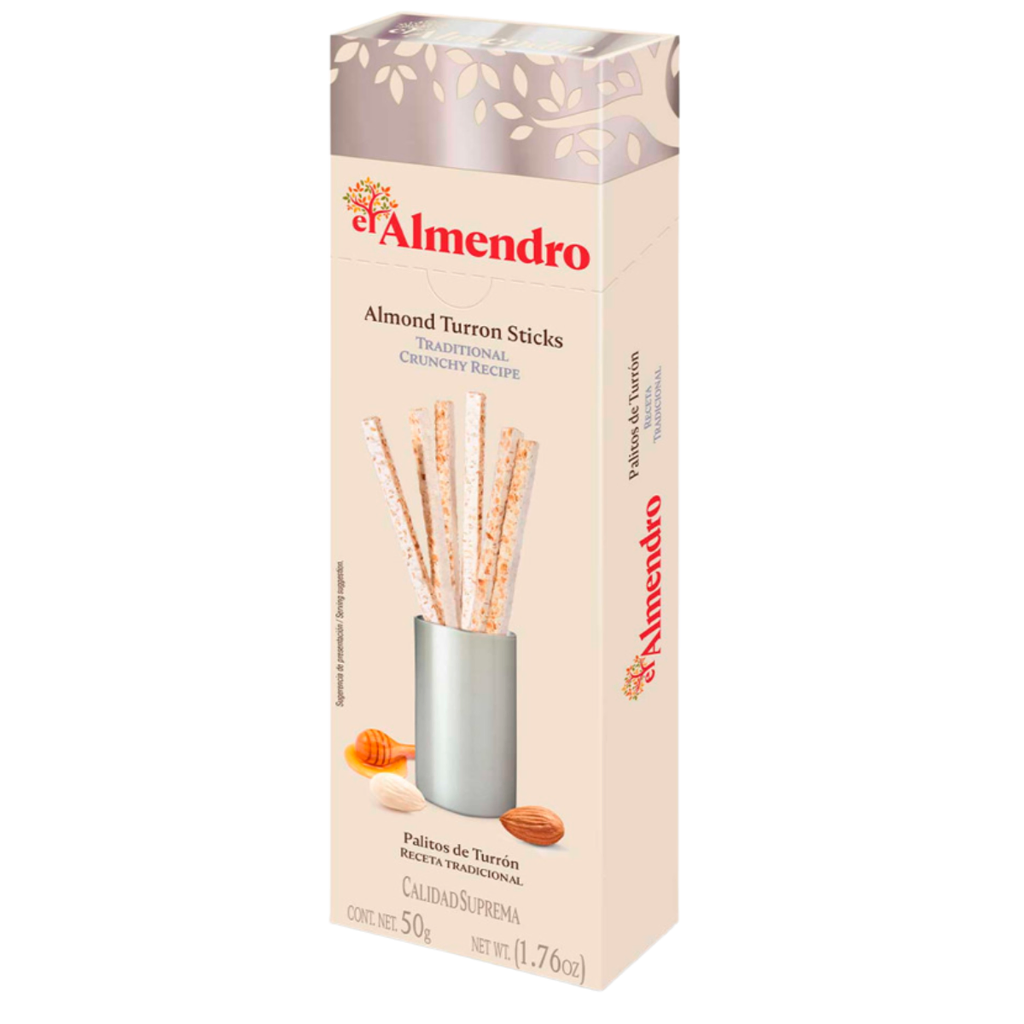 PALITOS DE TURRON CROCANTES ALMENDRO 50 GR