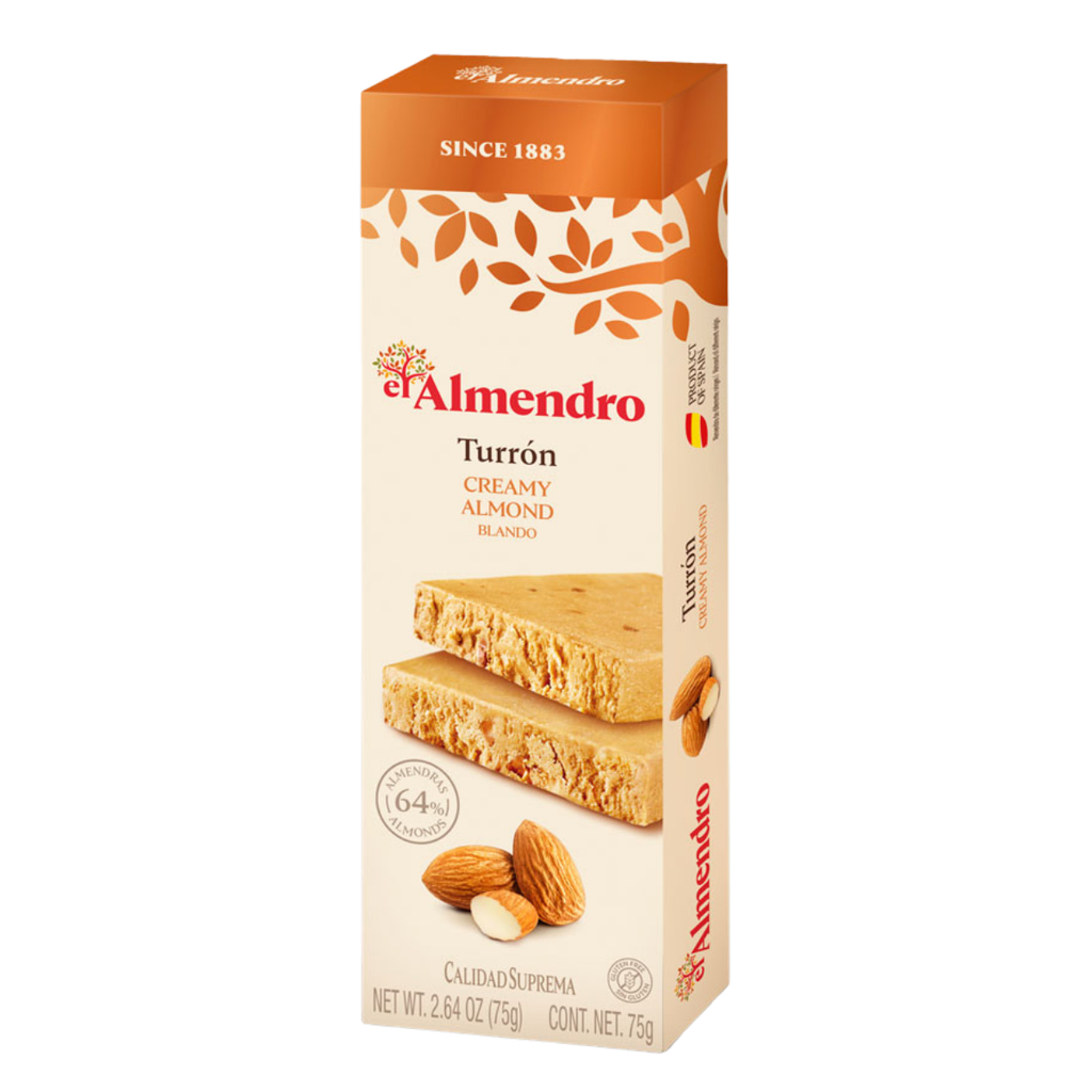 Turron el Almendro Blando Crema Almendras 75 gr - Imagen principal