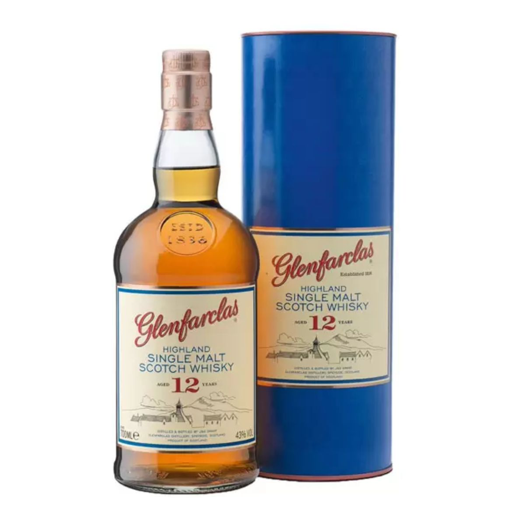 WHISKY GLENFARCLAS 12 AÑOS SINGLE MALT 700 ML