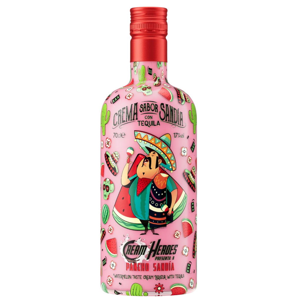 LICOR DE SANDIA CON TEQUILA CREAM HEROES PANCHO SANDIA 700 M