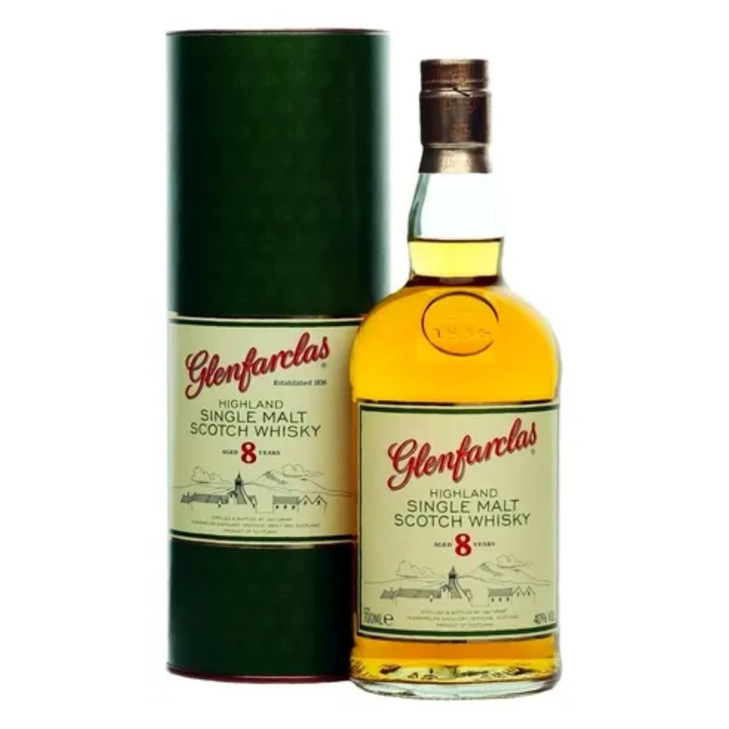WHISKY GLENFARCKLAS 8 AÑOS 700 ML