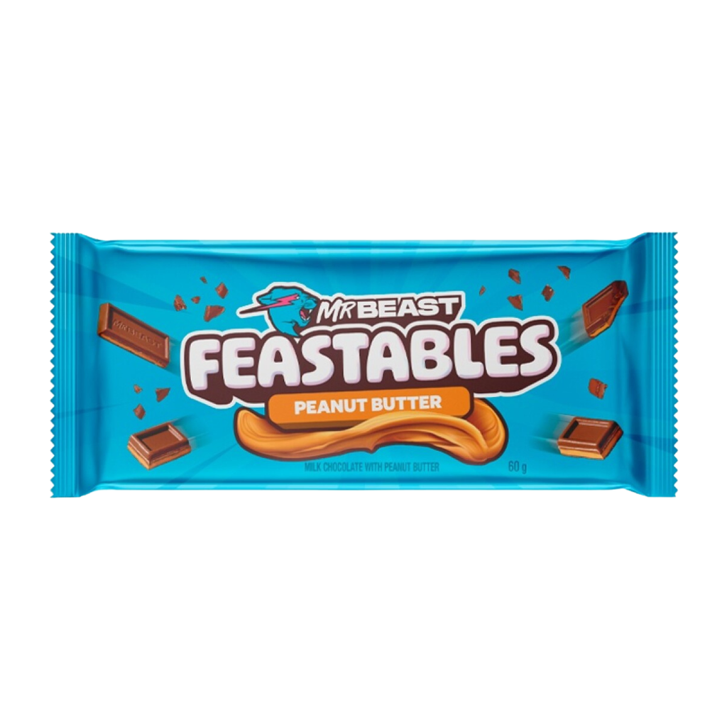 TABLETA FEASTABLES MANTECA DE MANI 60 GR