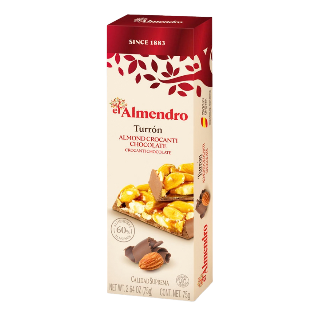 Turron el Almendro Crocante con Chocolate 75 gr - Imagen principal