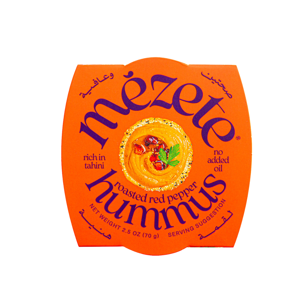 HUMMUS CON PIMIENTOS ASADOS MEZETE 200 GR