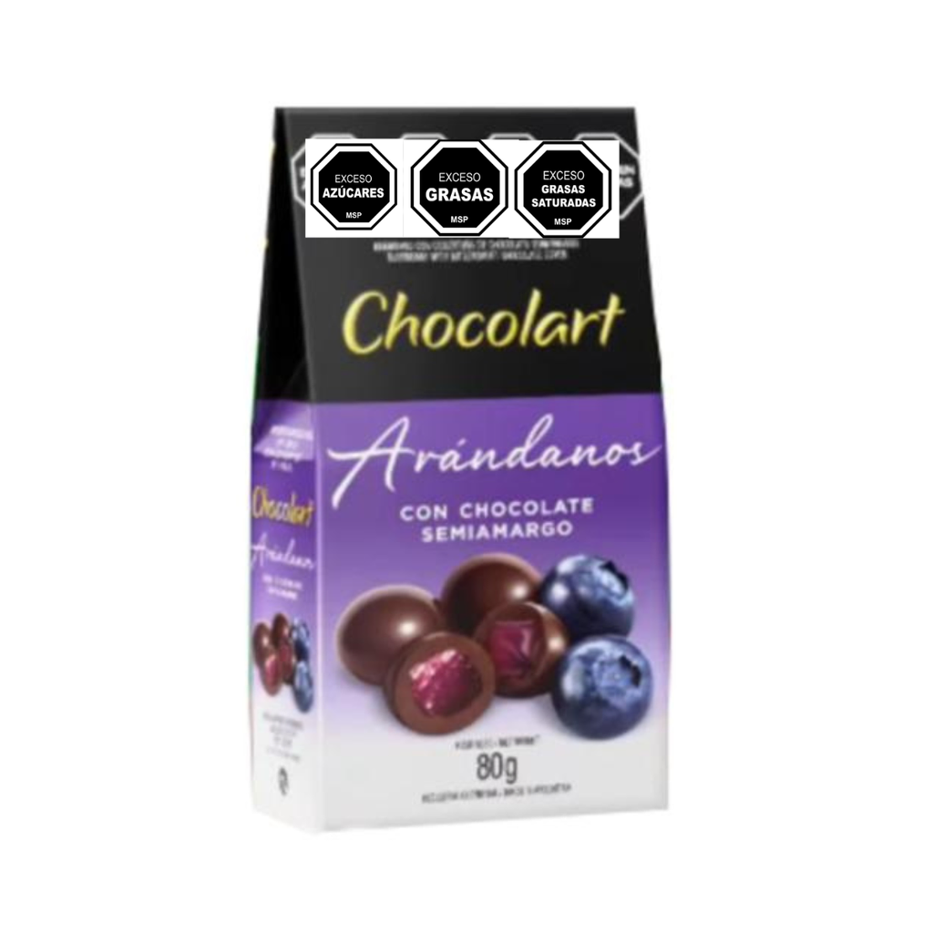 ARANDANOS CON CHOCOLATE CHOCOLART 80 GR