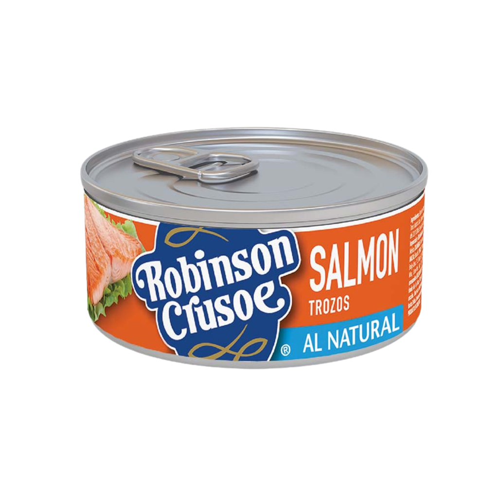 SALMON ROBINSON CRUSOE TROZOS NATURAL 140 GR - Imagen principal