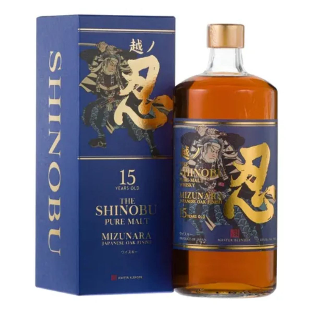 WHISKY SHINOBU 15 AÑOS PURE MALT 700 ML
