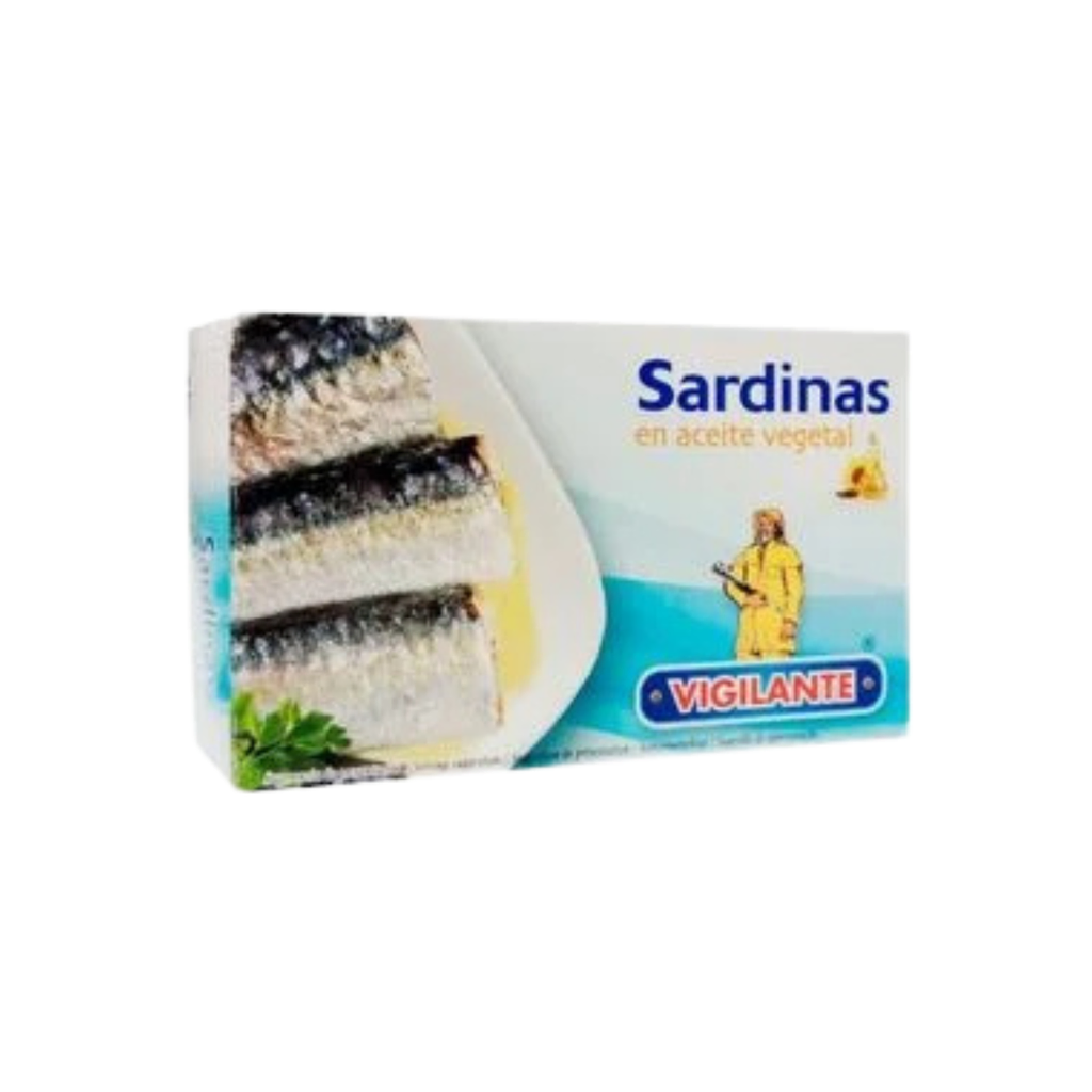 SARDINAS VIGILANTE EN ACEITE VEGETAL 120 GR - Imagen principal