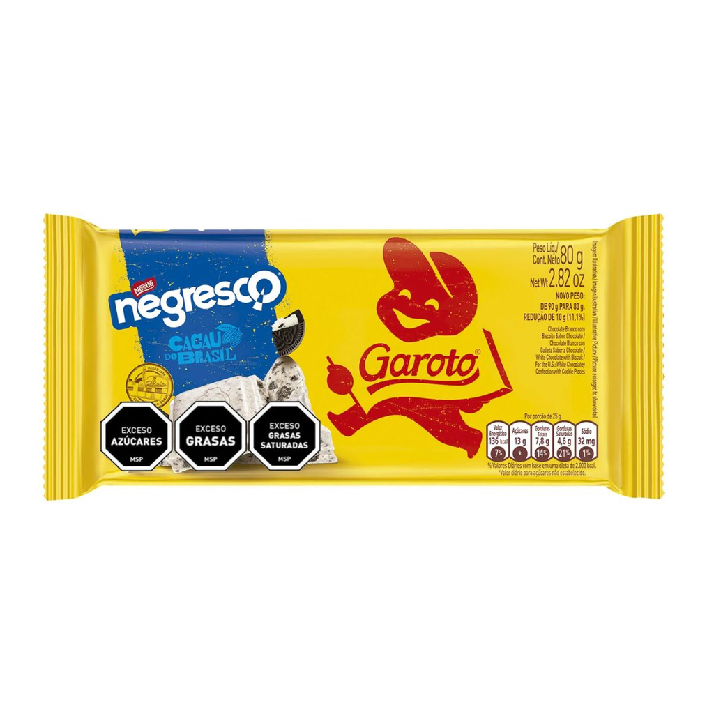 TABLETA GAROTO NEGRESCO 80 GR - Imagen principal