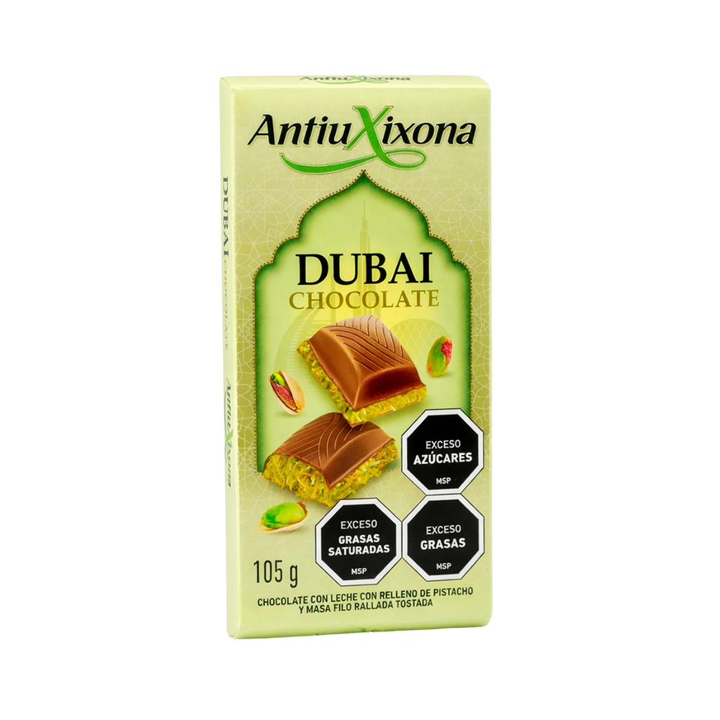 TABLETA ANTIUXIXONA DUBAI 105 GR - Imagen principal