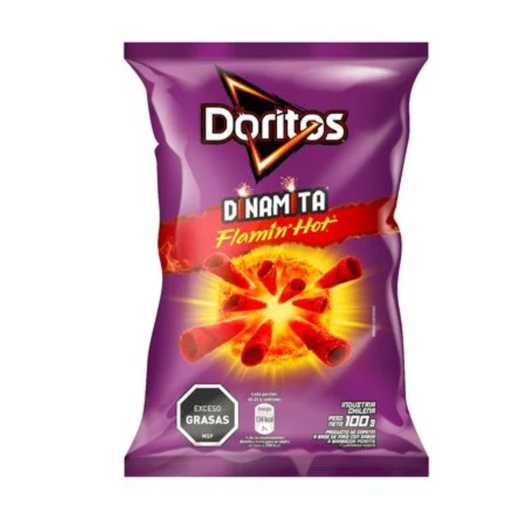 DORITOS DINAMITA FLAMIN HOT 100 GR