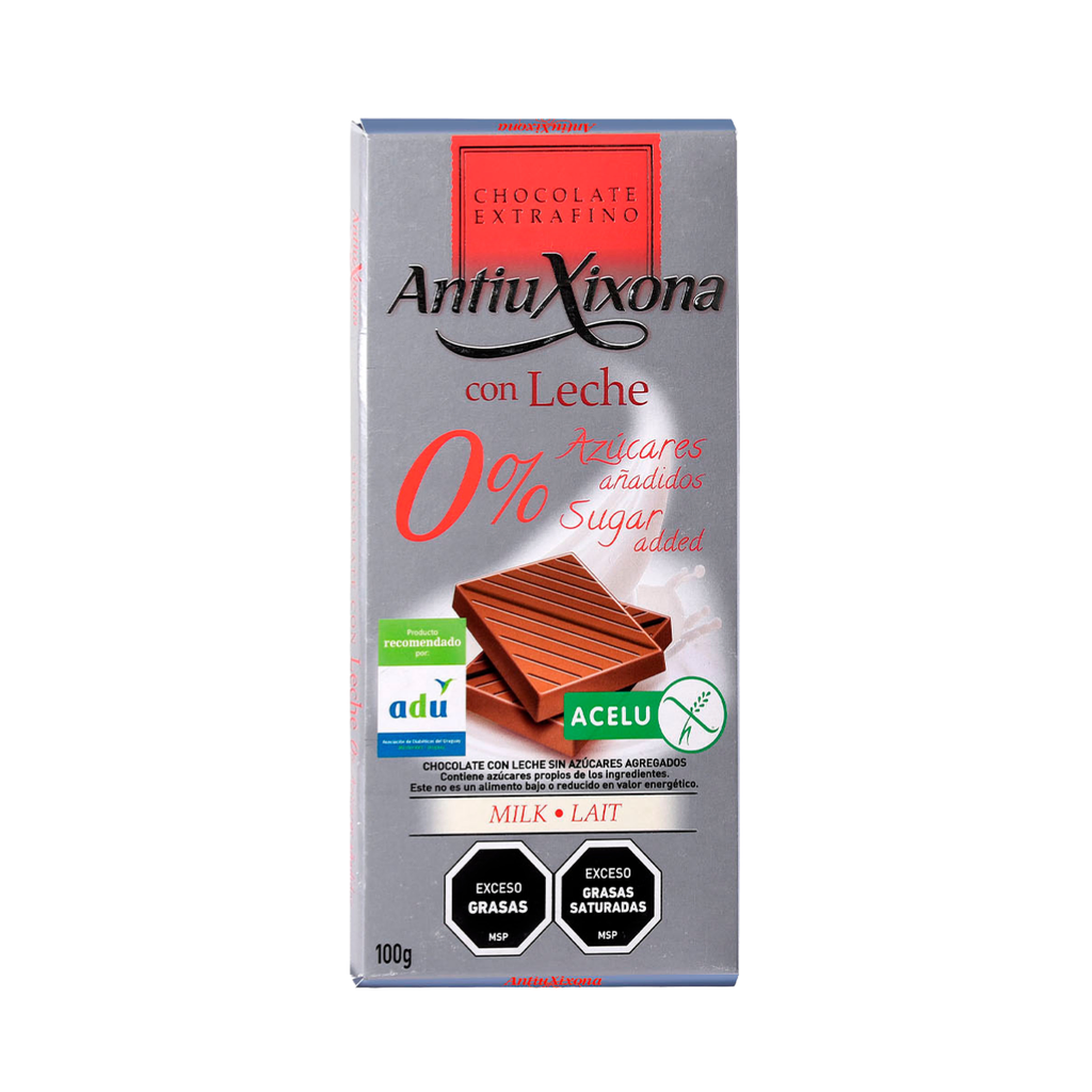 TABLETA ANTIUXIXONA LECHE SIN AZUCAR 90 GR