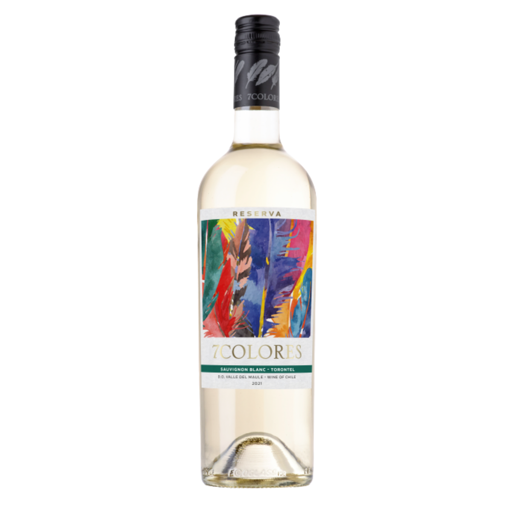 VINO 7 COLORES RESERVA S.BLANC TORONTEL 750 ML - Imagen principal