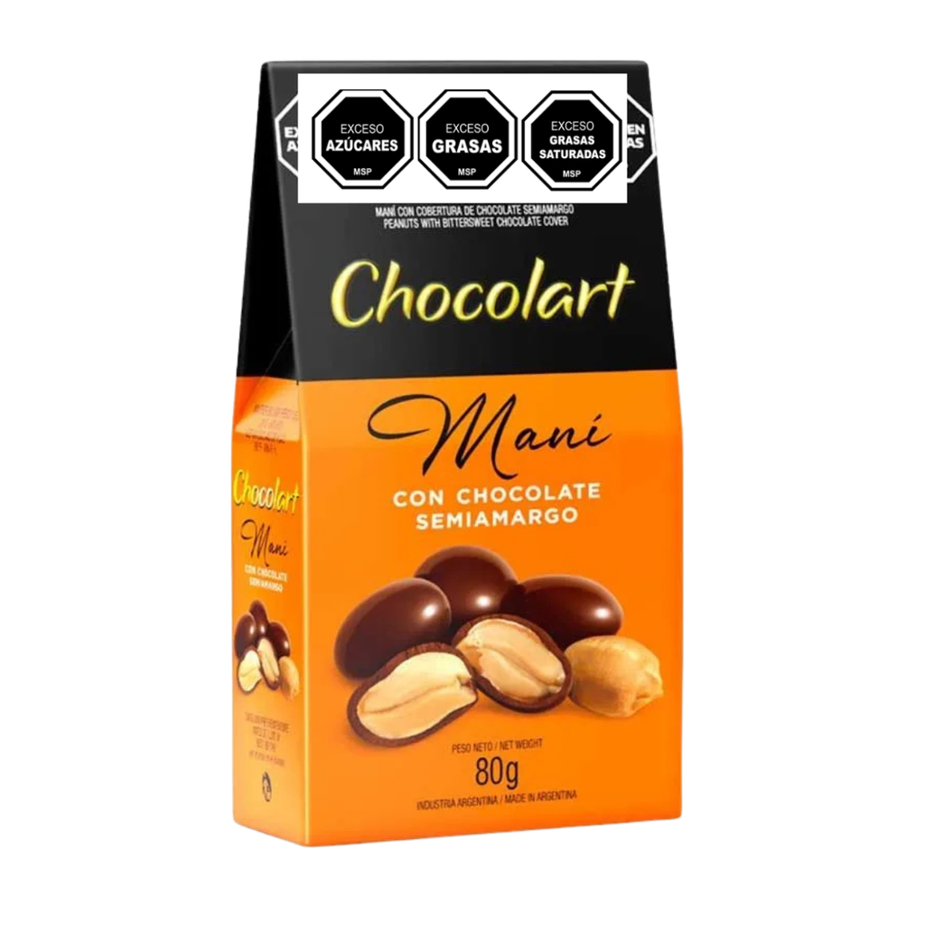 MANI CON CHOCOLATE CHOCOLART 80 GR - Imagen principal
