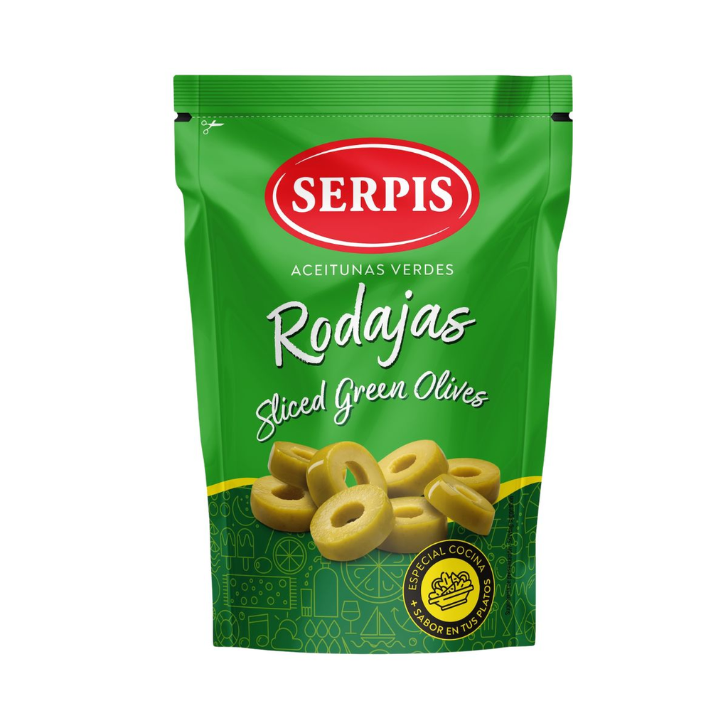 ACEITUNAS SERPIS RODAJAS 175 GR DOY PACK - Imagen principal