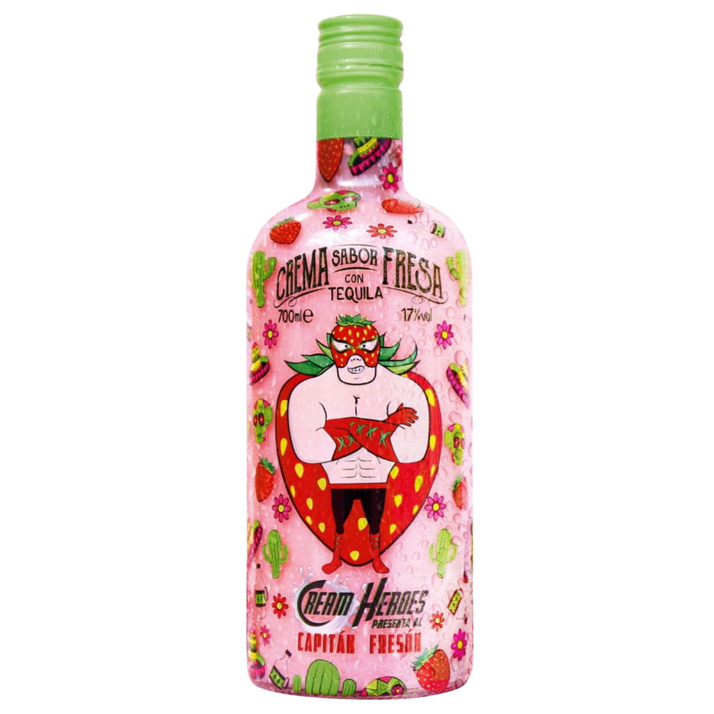 Licor de Fresa con Tequila Cream Heroes Capitan Freson 700 m - Imagen principal